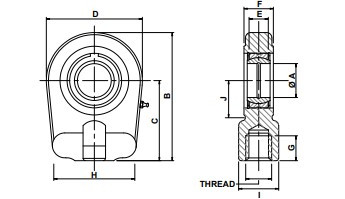 Threaded Female Rod End - OTSTAN